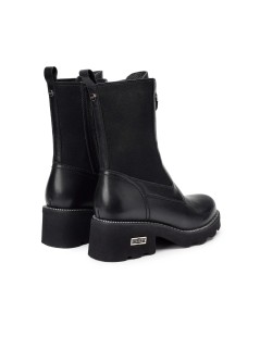 Cult Tronchetto Grace 3929  Tacco Zip Centrale Elastici Nero