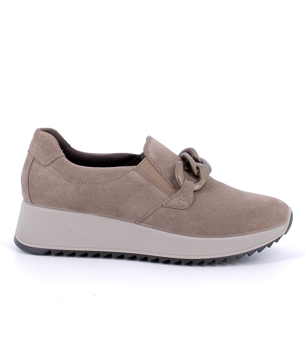 Enval Soft Slipon Sportivo Comfort Accessorio Camoscio Fango