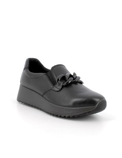 Enval Soft Slipon Sportivo Comfort Accessorio Nappa Nero