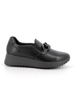 Enval Soft Slipon Sportivo Comfort Accessorio Nappa Nero