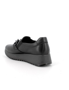 Enval Soft Slipon Sportivo Comfort Accessorio Nappa Nero