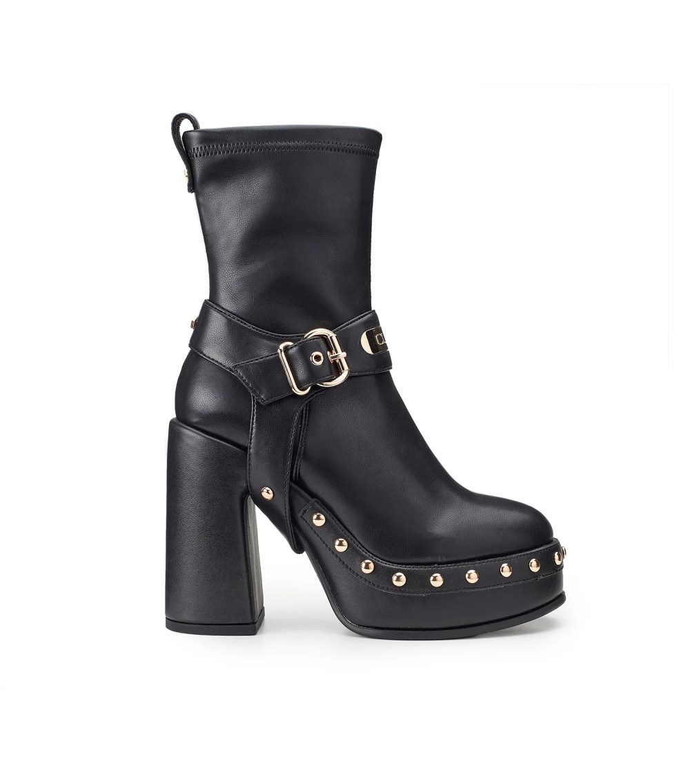 Cult Tronchetto Bjork 4371 Plateau Alto Borchie Stretch Nero