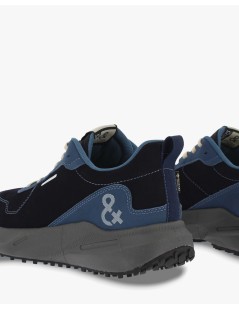 Extr4 Sneakers Uomo Kaizen Goretex Camoscio Blu