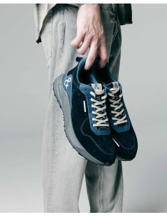 Extr4 Sneakers Uomo Kaizen Goretex Camoscio Blu