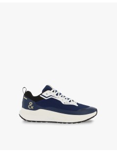 Extr4 Sneakers Uomo Kaizen Goretex Tessuto Navy Bianco