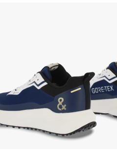Extr4 Sneakers Uomo Kaizen Goretex Tessuto Navy Bianco