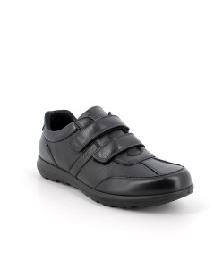 Enval Soft Sneakers Uomo Comfort 2 Velcro Nappa Nero
