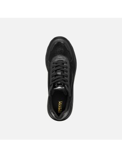 Geox Sneakers Zeppa Media Dettagli Laminati Nero