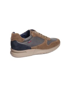 Callaghan Sneakers Goliat Hog Elastic Camoscio Multi Tartufo Grigio