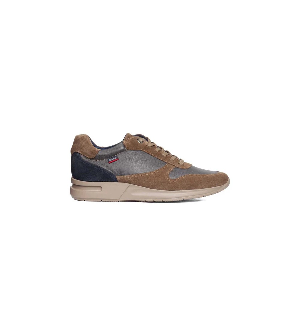 Callaghan Sneakers Goliat Hog Elastic Camoscio Multi Tartufo Grigio