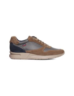 Callaghan Sneakers Goliat Hog Elastic Camoscio Multi Tartufo Grigio