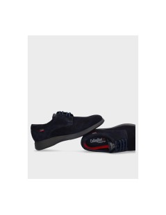 Callaghan Stringate Derby Elegance Fondo Gomma Nabuk Blu