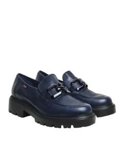 Callaghan Mocassino Isasa Morsetto Fondo Carro Pelle Blu