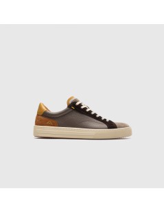 Ambitious Sneakers Cassetta Anopolis Pelle Taupe Marrone
