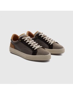 Ambitious Sneakers Cassetta Anopolis Pelle Taupe Marrone