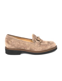 Luca Grossi Mocassino College Guardiolo Morsetto Camoscio Acero