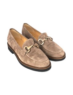 Luca Grossi Mocassino College Guardiolo Morsetto Camoscio Acero