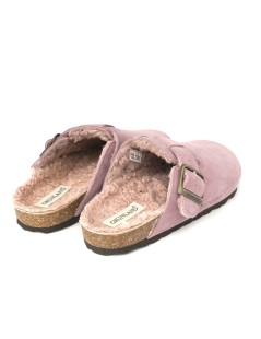 Grunland Ciabatta Donna Sabot Boston Peluche Camoscio Rosa