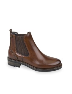 Valleverde Stivaletto Beatles Chelsea 2 Elastici Pelle Marrone