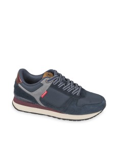 Valleverde Sneakers Uomo Balance Memory Camoscio Navy