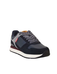 Valleverde Sneakers Uomo Balance Memory Camoscio Navy