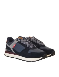 Valleverde Sneakers Uomo Balance Memory Camoscio Navy