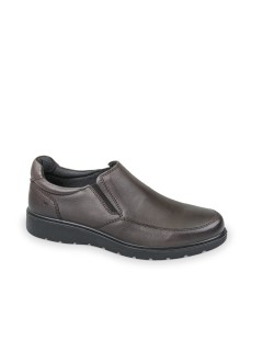 Valleverde Mocassino Slipon Classic 2 Elastico Pelle Castagno