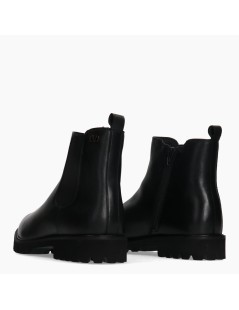 Valleverde Stivaletto Uomo Elastico e Zip Leggero Nappa Nero