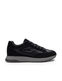 Guardiani Sneakers Balance Oracle Pelle Camoscio Nero