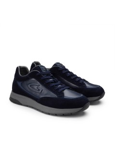 Guardiani Sneakers Balance Oracle Pelle Camoscio Blu
