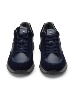 Guardiani Sneakers Balance Oracle Pelle Camoscio Blu