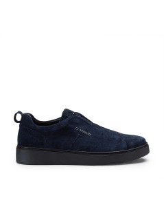 Guardiani Sneakers Uomo Frames Cassetta Finto Laccio Blu