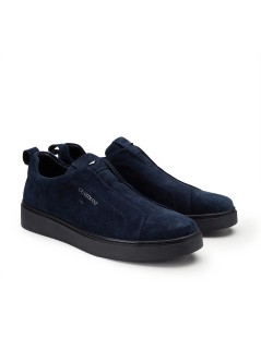 Guardiani Sneakers Uomo Frames Cassetta Finto Laccio Blu