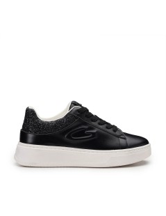 Guardiani Sneakers New Era Colletto Glitter Pelle Nero