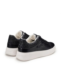 Guardiani Sneakers New Era Colletto Glitter Pelle Nero