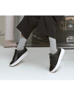 Guardiani Sneakers New Era Colletto Glitter Pelle Nero