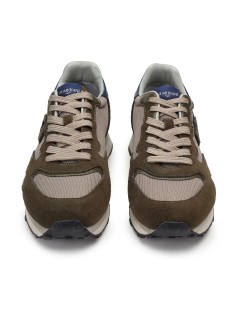 Guardiani Sneakers Wen Uomo Balance Camoscio Verde Grigio