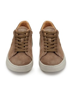 Guardiani Sneakers Uomo New Era Cassetta Camoscio Taupe
