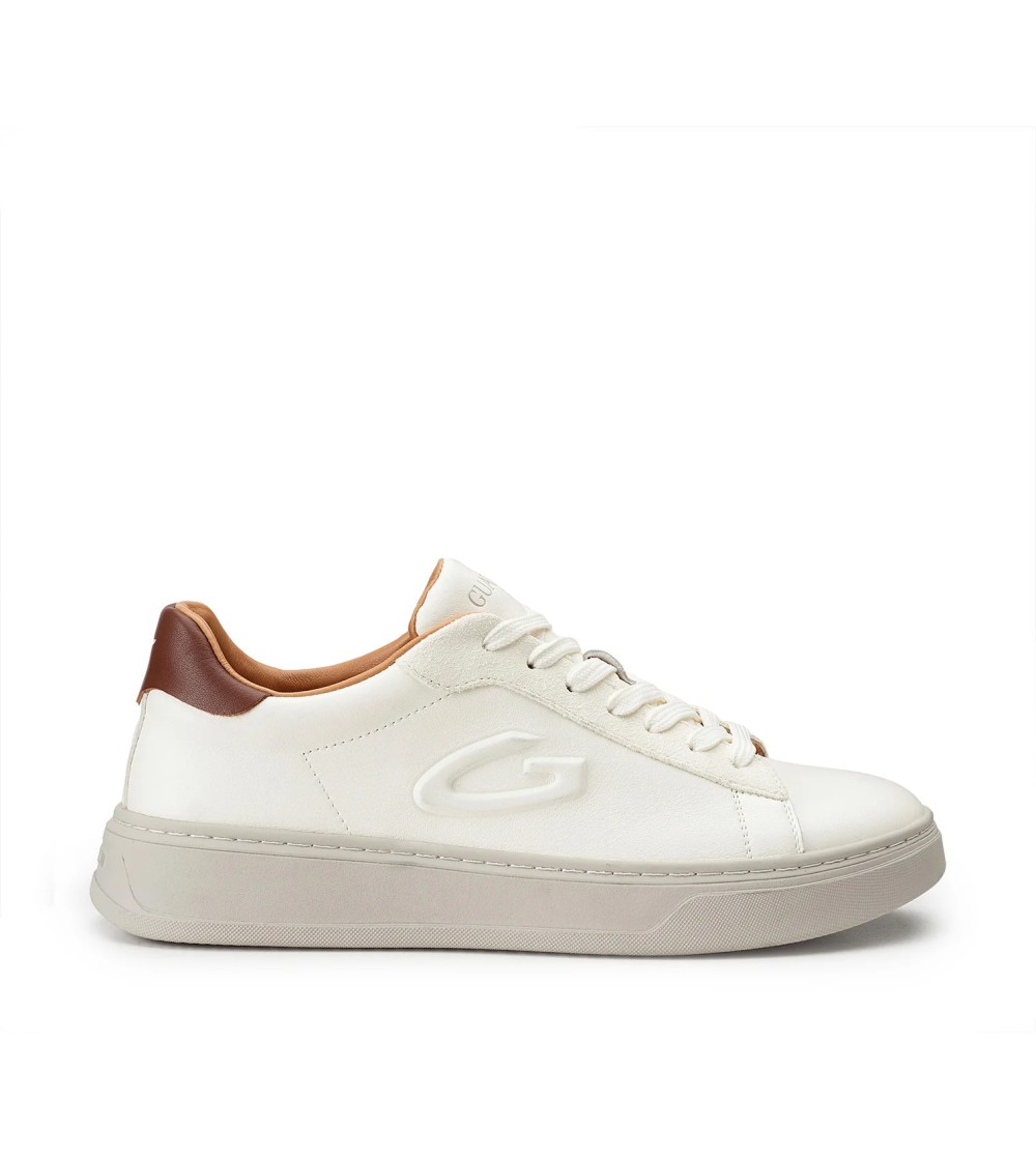 Guardiani Sneakers Uomo New Era Cassetta Pelle Bianco