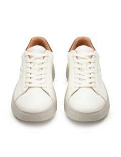 Guardiani Sneakers Uomo New Era Cassetta Pelle Bianco