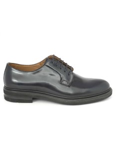 Franco Fedele Stringate Derby Fondo Light Spazzolato Nero