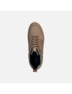 Geox Sneakers Spherica Abx Zeppa Media Camoscio Taupe
