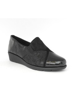 Susimoda Mocassino Slipon Comfort Morbido Naplak Nero