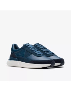 Clarks Sneakers Balance Craft Pace Fondo Vento Nappa Blu Navy