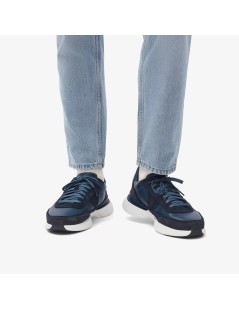 Clarks Sneakers Balance Craft Pace Fondo Vento Nappa Blu Navy