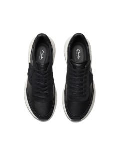 Clarks Sneakers Balance Craft Pace Fondo Vento Nappa Nero
