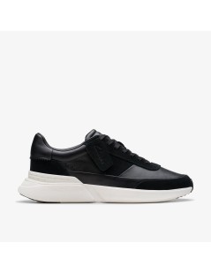 Clarks Sneakers Balance Craft Pace Fondo Vento Nappa Nero