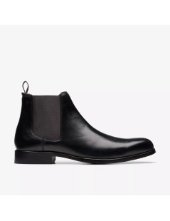 Clarks Beatles Chelsea Craft Arlo Top Liscio Nappa Nero