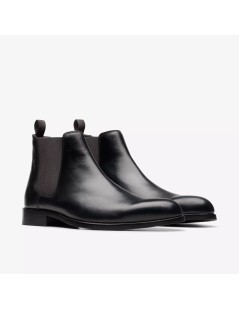 Clarks Beatles Chelsea Craft Arlo Top Liscio Nappa Nero