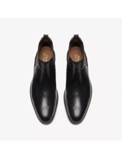 Clarks Beatles Chelsea Craft Arlo Top Liscio Nappa Nero